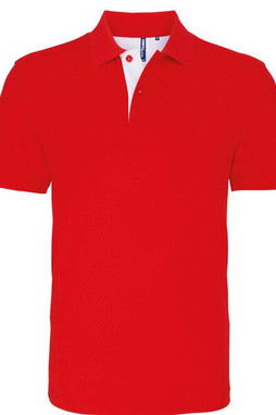 ASQUITH AND FOX AQ012 - Mens Classic Fit Polo with Contrast Details