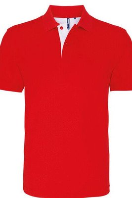 ASQUITH AND FOX AQ012 - Men's Classic Fit Polo with Contrast Details