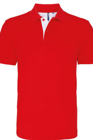 ASQUITH AND FOX AQ012 - Mens Classic Fit Polo with Contrast Details