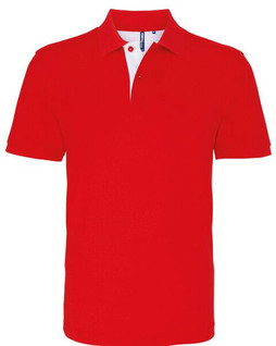 ASQUITH AND FOX AQ012 - Mens Classic Fit Polo with Contrast Details