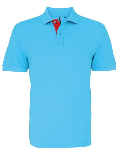 ASQUITH AND FOX AQ012 - Men's Classic Fit Polo with Contrast Details