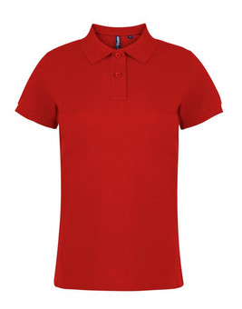 ASQUITH AND FOX AQ020 - Women's Premium Cotton Polo Shirt with Feminine Fit