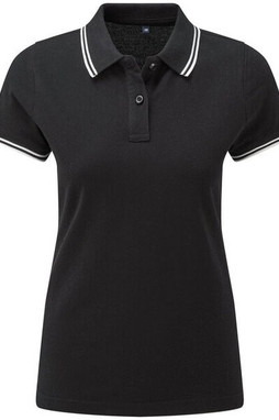 ASQUITH AND FOX AQ021 - Womens Classic Fit Double Tipped Polo Shirt