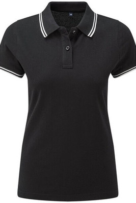 ASQUITH AND FOX AQ021 - Women's Classic Fit Double Tipped Polo Shirt