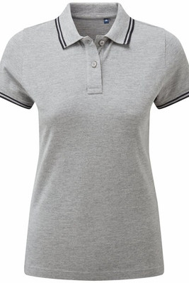 ASQUITH AND FOX AQ021 - Women's Classic Fit Double Tipped Polo Shirt