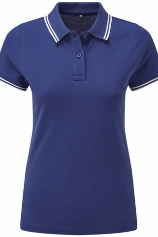 ASQUITH AND FOX AQ021 - Womens Classic Fit Double Tipped Polo Shirt
