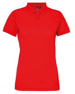 ASQUITH AND FOX AQ025 - Womens Polycotton Blend Tag-Free Polo Shirt