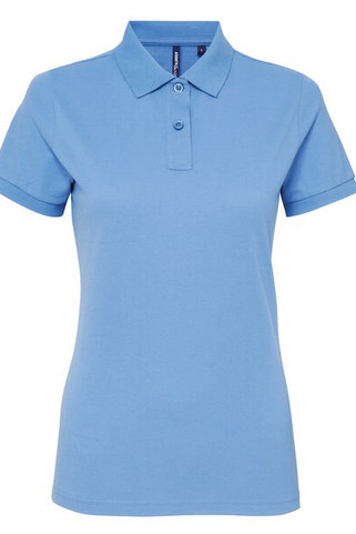 ASQUITH AND FOX AQ025 - Womens Polycotton Blend Tag-Free Polo Shirt