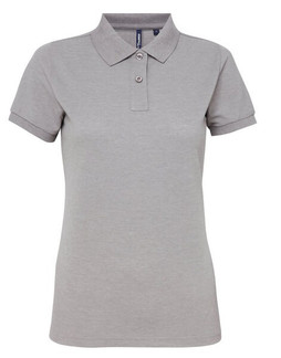 ASQUITH AND FOX AQ025 - Womens Polycotton Blend Tag-Free Polo Shirt