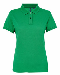 ASQUITH AND FOX AQ025 - Womens Polycotton Blend Tag-Free Polo Shirt