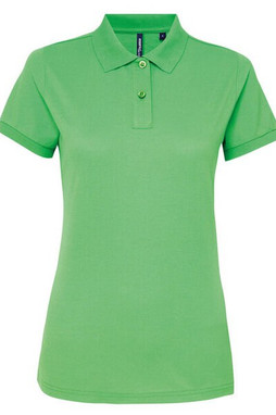 ASQUITH AND FOX AQ025 - Womens Polycotton Blend Tag-Free Polo Shirt
