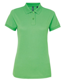ASQUITH AND FOX AQ025 - Women's Polycotton Blend Tag-Free Polo Shirt