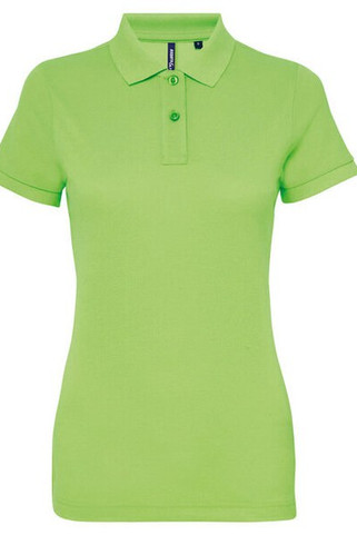 ASQUITH AND FOX AQ025 - Womens Polycotton Blend Tag-Free Polo Shirt