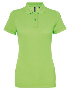 ASQUITH AND FOX AQ025 - Womens Polycotton Blend Tag-Free Polo Shirt