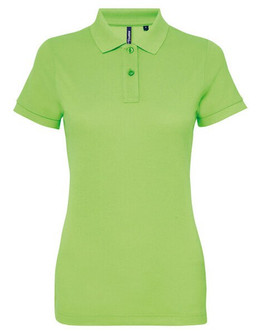 ASQUITH AND FOX AQ025 - Women's Polycotton Blend Tag-Free Polo Shirt