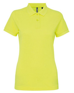 ASQUITH AND FOX AQ025 - Womens Polycotton Blend Tag-Free Polo Shirt