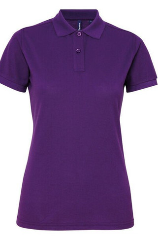 ASQUITH AND FOX AQ025 - Womens Polycotton Blend Tag-Free Polo Shirt