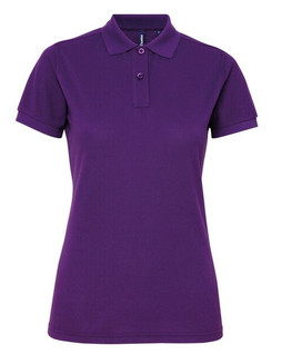 ASQUITH AND FOX AQ025 - Womens Polycotton Blend Tag-Free Polo Shirt