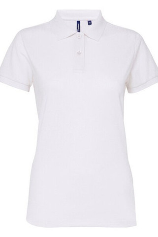 ASQUITH AND FOX AQ025 - Womens Polycotton Blend Tag-Free Polo Shirt