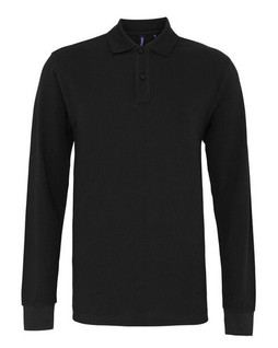 ASQUITH AND FOX AQ030 - Mens Premium Long Sleeve Cotton Polo Shirt