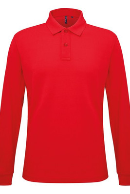 ASQUITH AND FOX AQ030 - Men's Premium Long Sleeve Cotton Polo Shirt