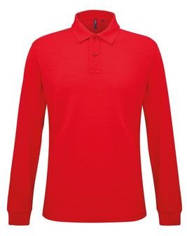 ASQUITH AND FOX AQ030 - Men's Premium Long Sleeve Cotton Polo Shirt