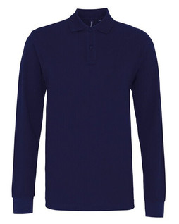 ASQUITH AND FOX AQ030 - Mens Premium Long Sleeve Cotton Polo Shirt