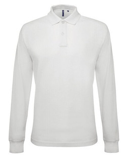 ASQUITH AND FOX AQ030 - Mens Premium Long Sleeve Cotton Polo Shirt