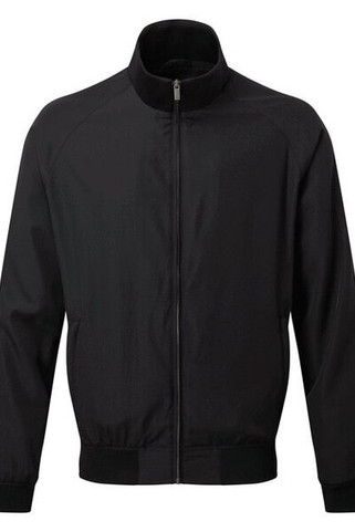 ASQUITH AND FOX AQ200 - Classic Fit Mens Harrington Jacket with Ribbed Knit