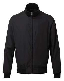ASQUITH AND FOX AQ200 - Classic Fit Mens Harrington Jacket with Ribbed Knit