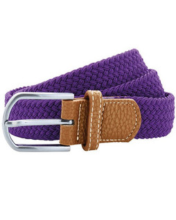 ASQUITH AND FOX AQ900 - Two-Tone Braided Stretch Belt with Chrome Buckle