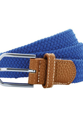 ASQUITH AND FOX AQ900 - Two-Tone Braided Stretch Belt with Chrome Buckle