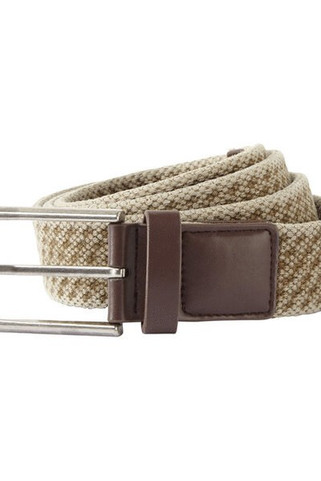 ASQUITH AND FOX AQ905 - Mens Vintage Wash Canvas Belt with Leather Trim