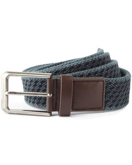 ASQUITH AND FOX AQ905 - Men's Vintage Wash Canvas Belt with Leather Trim