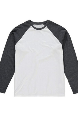 Vanilla VAN104 - Mens Long Sleeve Raglan Baseball Tee