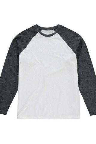 Vanilla VAN104 - Mens Long Sleeve Raglan Baseball Tee