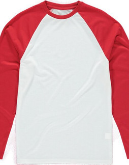 Vanilla VAN104 - Mens Long Sleeve Raglan Baseball Tee