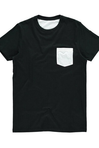 Vanilla VAN105 - Mens Cotton Tee with Polyester Pocket