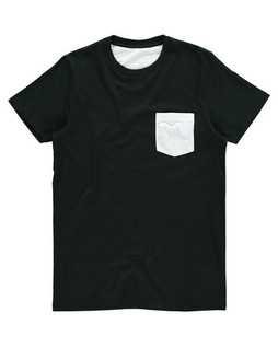 Vanilla VAN105 - Mens Cotton Tee with Polyester Pocket