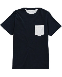 Vanilla VAN105 - Mens Cotton Tee with Polyester Pocket