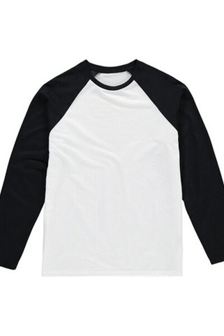 Vanilla VAN404 - Kids Long Sleeve Baseball Tee with Polyester Blend