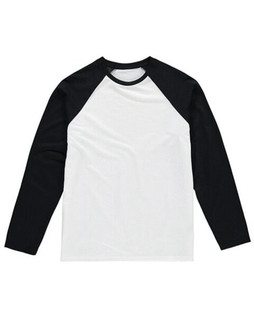 Vanilla VAN404 - Kids Long Sleeve Baseball Tee with Polyester Blend