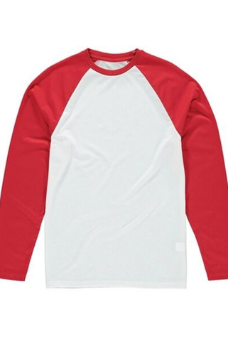 Vanilla VAN404 - Kids Long Sleeve Baseball Tee with Polyester Blend