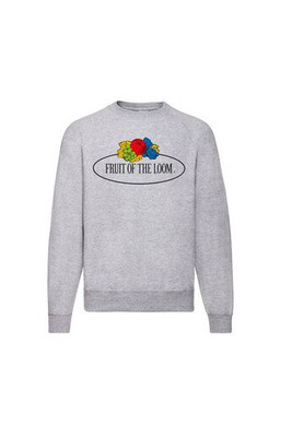 FRUIT OF THE LOOM VINTAGE SCV260 - Sweat col rond unisexe logo Fruit of the Loom