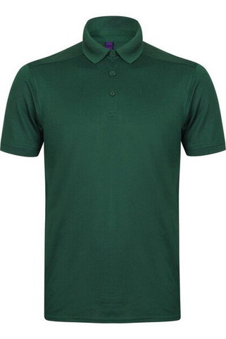 Henbury H460 - Mens Performance Stretch Polo with Wicking Finish