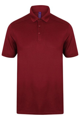 Henbury H460 - Mens Performance Stretch Polo with Wicking Finish