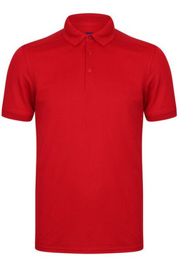 Henbury H460 - Mens Performance Stretch Polo with Wicking Finish