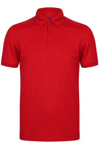 Henbury H460 - Mens Performance Stretch Polo with Wicking Finish