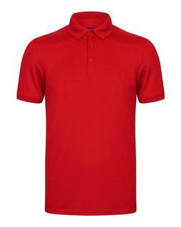 Henbury H460 - Mens Performance Stretch Polo with Wicking Finish
