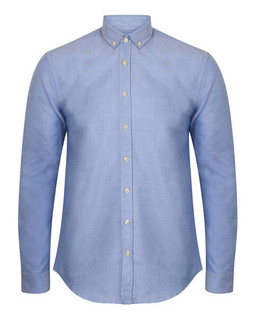 Henbury H512 - Mens Classic Fit Long Sleeve Oxford Shirt